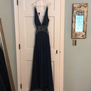 Navy Blue Gown